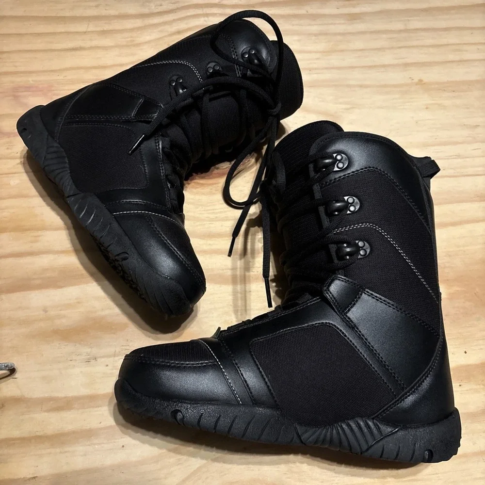 Symbolic Ultra Light Black Snowboard Boots Men's Sz 9 Very Good Cond.